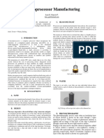 Microprocessor Manufacturing: Luis E. Garcés P