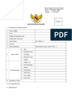 Form Daftar Riwayat Hidup Keputusan Kepala BKN Nomor 11 Tahun 2002