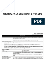 AC - Specifications and Building Estimates - Module