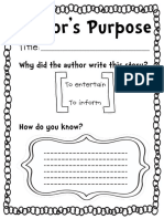 Author's Purpose: Title