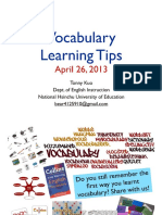 Vocabulary Learning Tips