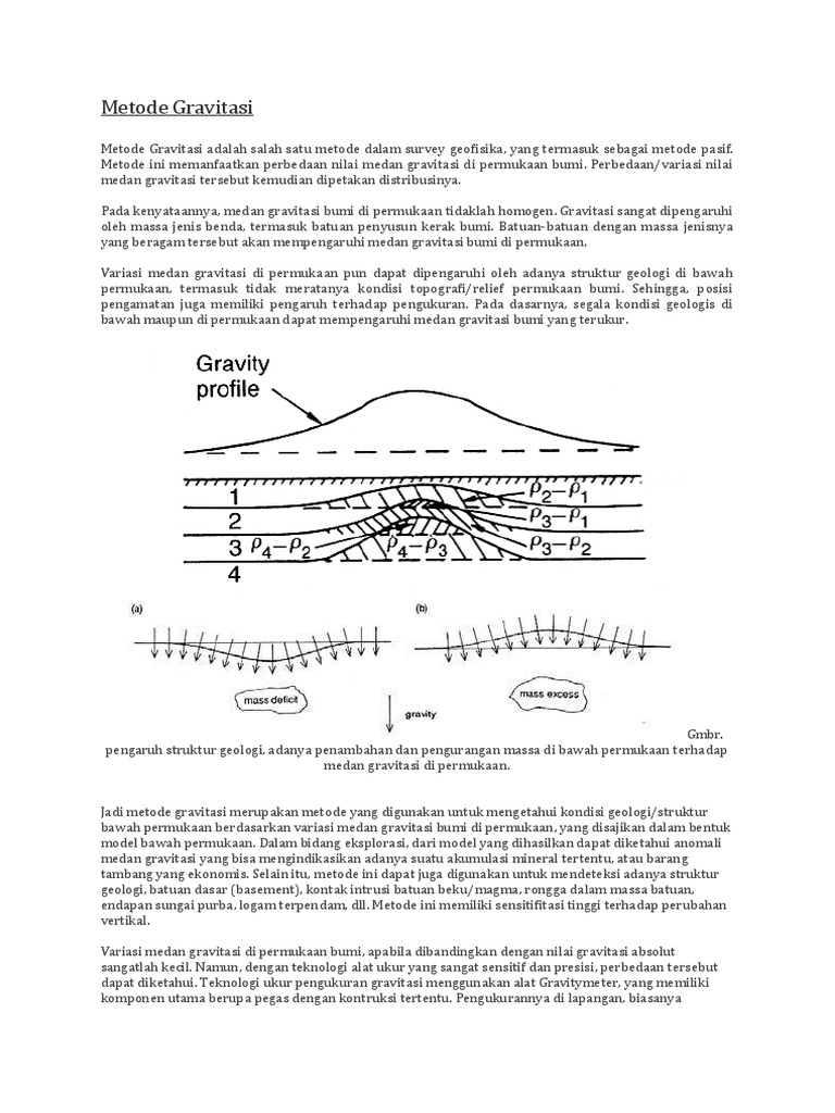 Metode Gravitasi | PDF