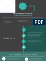 KELOMPOK 6 - Managing Geopolitical Risk Jadi