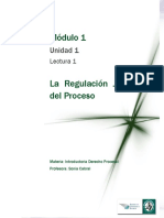 Lectura 1  - La regulación jurídica del Proceso.pdf