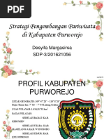 Download PPT STRATEGI PENGEMBANGAN   PARIWISATA PURWOREJO_DESYIFAMppt by Desyifa Margasirsa SN363070843 doc pdf