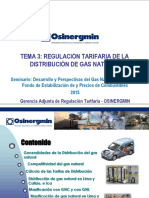 Regulación Tarifaria de La Distribución de GN 