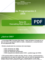 Taller de Programación II J2Ee: Tema 02 Cascading Style Sheets (CSS)