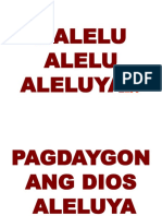 Aleluya Pagdaygon Ang Dios - New