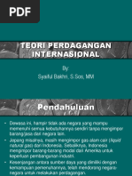 Handout 2 Ekin Teori Perdagangan Internasional