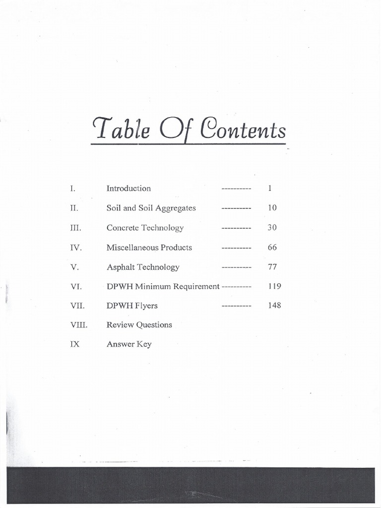 Materials Engineering Exam Reviewer DPWH Bureau of Research and ...