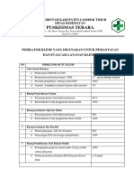 7.6.4.a Daftar Indikator Klinis Yang di Gunakan untuk pemantauan dan evaluasi layanan klinis.docx