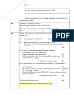 DAO Technical and Financial Proposal Weights