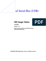 USB HID Usage Table PDF