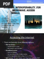 Wireless Interoperability For Microwave Access (Wimax)