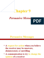 Chapter 9 Persuasive Messages