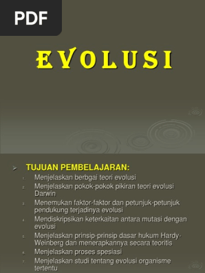 Bab 08 Evolusi