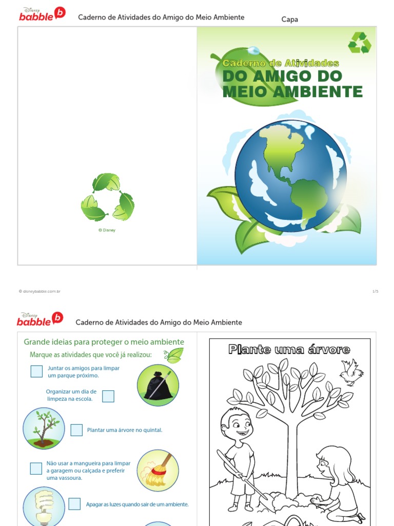 Amigos do meio ambiente: livro infantil