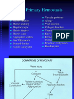 Week 5: Primary Hemostasis