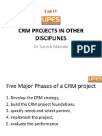 CRM Projects in Other Disciplines: Dr. Suresh Malodia