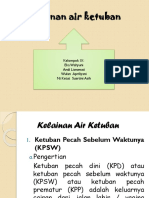 KELAINAN AIR KETUBAN