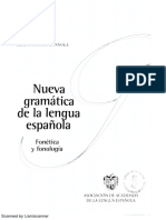 Nueva Gramática de La Lengua Española - Fonética y Fonología