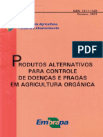 Cpatc Documentos 28 Produtos Alternativos para Controle de Doencas e Pragas em Agricultura Organi PDF