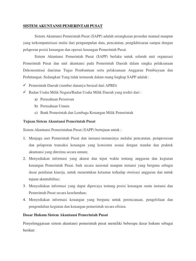 Summary Akuntansi Sektor Publik (SAPP)