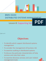 BMIS 33243 Distributed Systems Management: Lesson 8