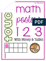 Touch Math Posters Money Tallies