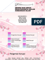 Korupsi Dan Upaya Pemberantasan Perkembangan Islam