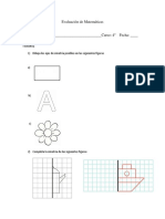 Evaluación de Matemáticas Rotacion