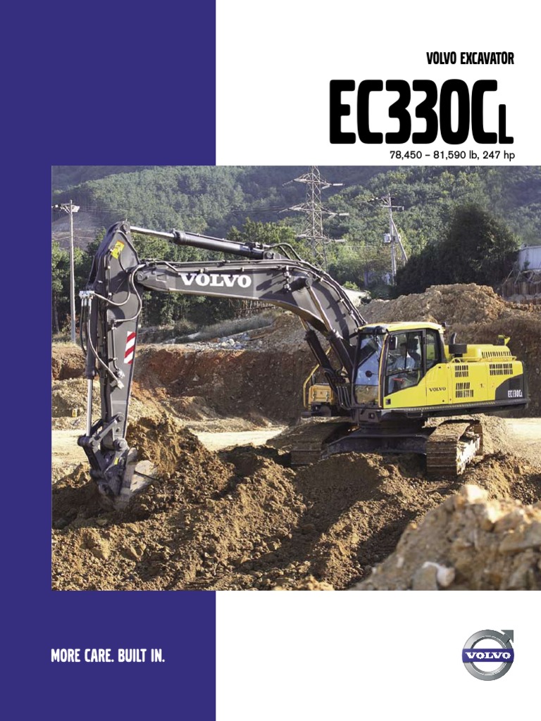Volvo EC330CL Excavator Specifications | PDF | Engines | Pump