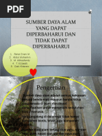 Sumber Daya Alam Yg DPT Diperbaharui Dan TDK Dapat Diperbaharui