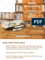 Model Behavioral (K2)