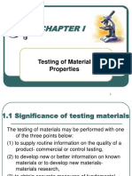 Testing of Material Properties