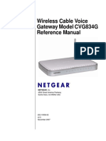 Wireless Cable Voice Gateway Model CVG834G 