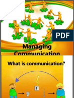 Managing communication techniques