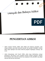 Dampak Dan Bahaya Adiksi