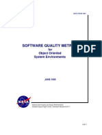 NASA Software Quality Metrics Thesis Object Oriented Systems