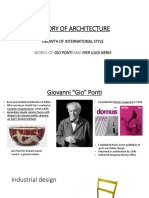  International Style Architects Gio Ponti and Pier Luigi Nervi