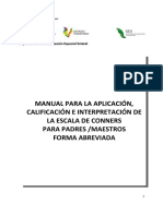 Manual Escala Conner PDF