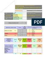 Calculadora Raciones