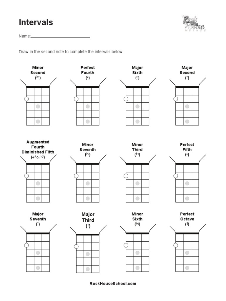 Worksheet 7 - Intervals