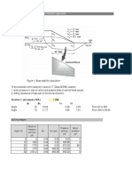 Calculation for block Analysis of Slope failure