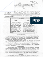 Nov 1945 Roadrunner Newsletter El Paso Trans Pecos Audubon Society