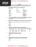 CBSE Class 12 Computer Science - Solved SQL Queries