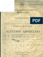 Nuestros Aborígenes - Apuntes Sobre La Población Precolombina de Costa Rica