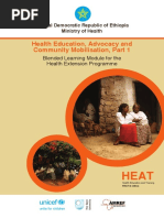 Health Education, Advocacy and Community Mobilisation