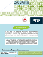 Gestión de Riesgos y Planes Operativos en Emergencia Diapositivaaaaaas