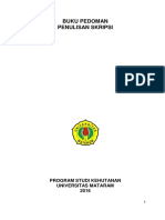 Buku Panduan Skripsi Universitas Mataram